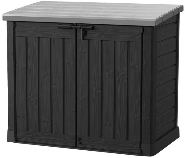 Keter Garten-Lagerschrank Store It Out Max Anthrazit und Grau 432448