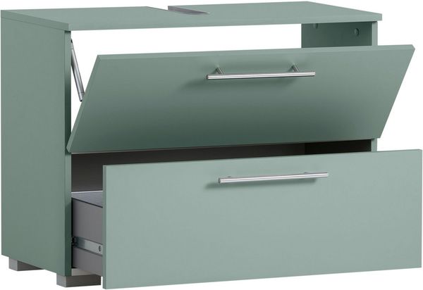 Schildmeyer Carlos Waschbeckenunterschrank, Holzwerkstoff, Pistazie, 80,2 x 59,1 x 35 cm