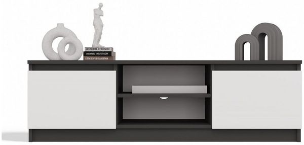 MAGOWA TV-Schrank MODERNER TV-SCHRANK / TV-STÄNDER – MODELL 120 CM (1er Set) robust & kompakt