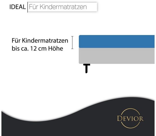 Devior Spannbettlaken Kinder Spannbetttuch 60x120 - 70x140 cm Bettlaken Tuch 100% Baumwolle, Jersey, Gummizug: Rundumgummizug, Matratzen Bezug bis 12cm Matratzenhöhe Bild 4