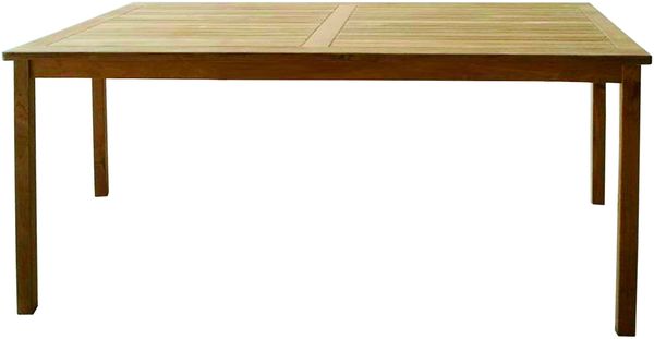 Premium Teak Tisch rechteckig Gartentisch Gartenmöbel Teakmöbel Holztisch 110 cm