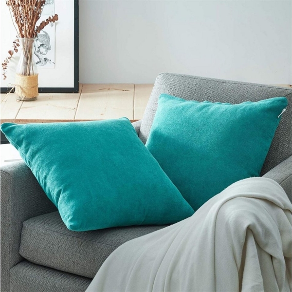 Interior by Hakito Dekokissen 2er Set Kissenbezug inklusive Füllkissen Kissen Füllung Nino, Kissenhülle mit Füllung Bild 3