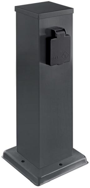 Heitronic 501334 Energieverteiler Bangkok 2-fach 265mm anthrazit