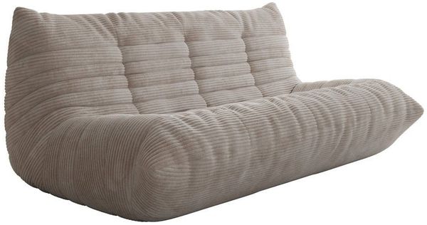 Luxusbetten24 Sofa Designer 3 Sitzer Sofa Calmo, mit weichem Cordbezug