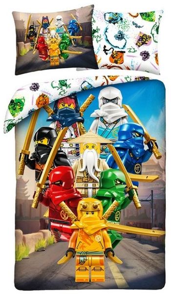 LEGO® Kinderbettwäsche LEGO Ninjago Kinderbettwäsche 160 x 200 cm