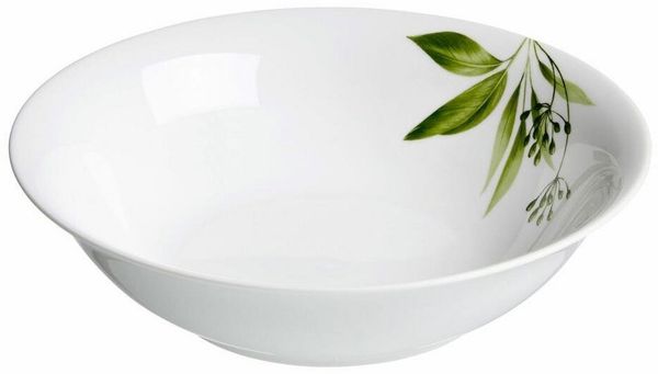 Ritzenhoff & Breker Salatschale Evora, Salat Schale, Schüssel, Suppenschale, Porzellan, Weiß, Ø 23 cm, 422566