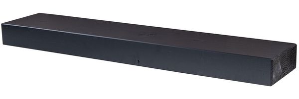 Levandeo® Wandregal, levandeo Wandregal Holz Massiv 100x20cm Schwarz Wandboard Regal