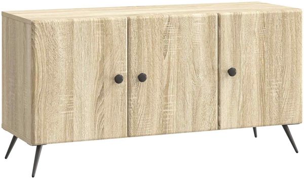 vidaXL TV-Schränk Sonoma-Eiche 99 x 34,5 x 50 cm Holzwerkstoff 895637