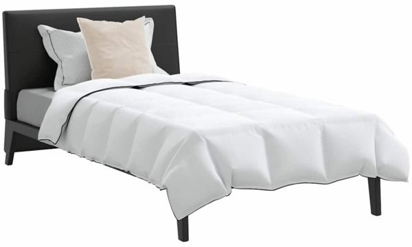 vidaXL Winterbettdecke mit Kissen 2 pcs Weiß Daunenfeder 3376168 Bild 2