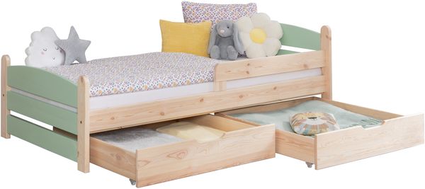 Kinderbett Einzelbett "Mello" 90x200 Kiefer massiv