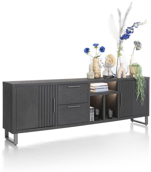PAVIE Sideboard schwarz