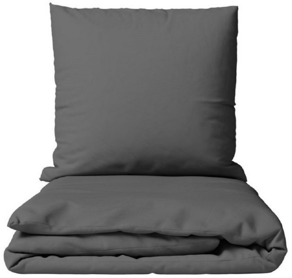 Leonado Vicenti Bettwäsche Baumwolle 135x200, 155x200, 155x220, 200x200, 200x220 oder 240x220, Renforcé, 2 teilig, Einfarbig mit Reißverschluss Bild 4