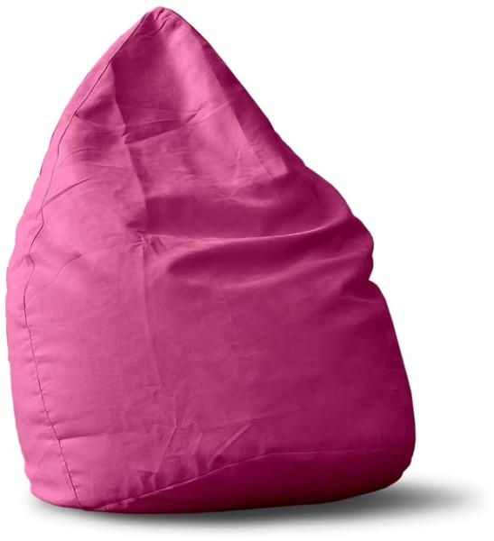 Lumaland 'Luxury XL Plus' Sitzsack, Pink, Microvelours, 120 l