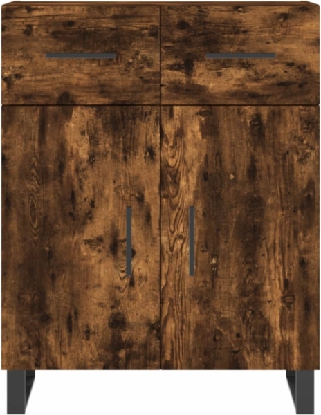 vidaXL Highboard Räuchereiche 69,5x34x180 cm Holzwerkstoff 3199902 Bild 10