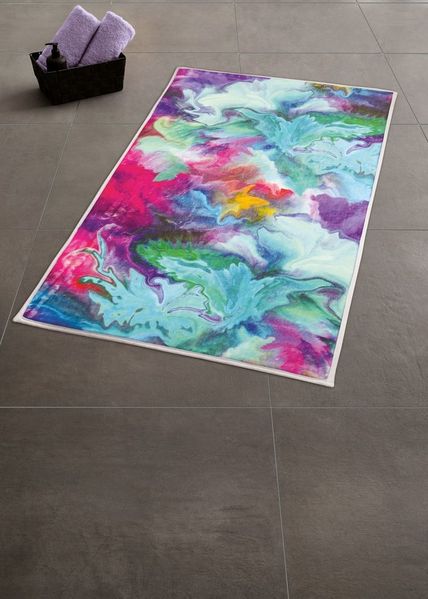 Kleine Wolke Badteppich Fusion multicolor 50 x 80 cm