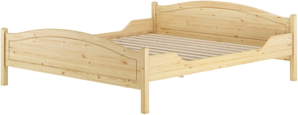 Klassisches Holzbett 180x200 Kiefer massiv Doppelbett V-60.30-18Rollrost inkl.