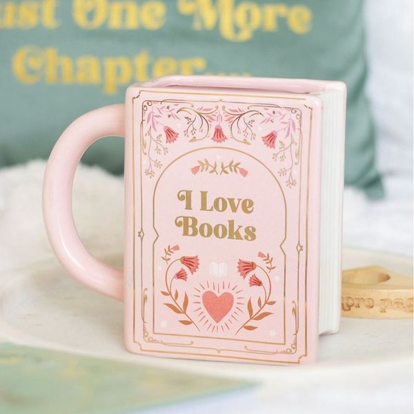 ABYstyle Tasse Romantisch "The Book Club" 3D vintage Tasse Pink Love Becher, Fan Tasse