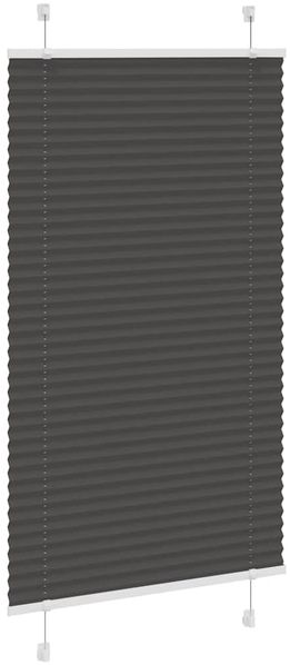 vidaXL Plissee Schwarz 80x150 cm Stoffbreite 79,4 cm Polyester 4015139 Bild 3