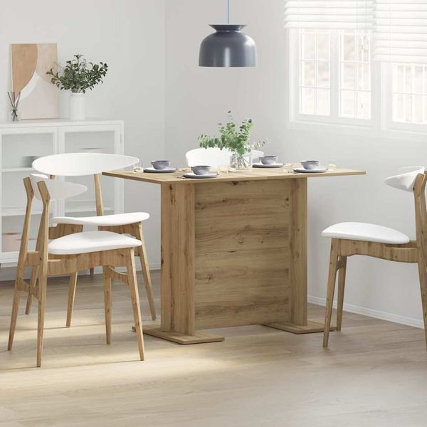 vidaXL Esstisch Artisan-Eiche 110 x 60 x 75 cm Holzwerkstoff 863165