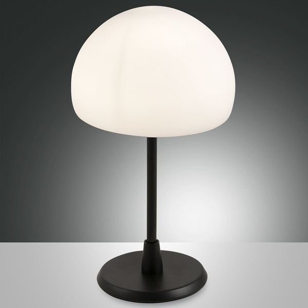 FABAS LUCE No. 3569-30-101 Tischleuchte GAIA Schwarz LED G9 Touchdimmer