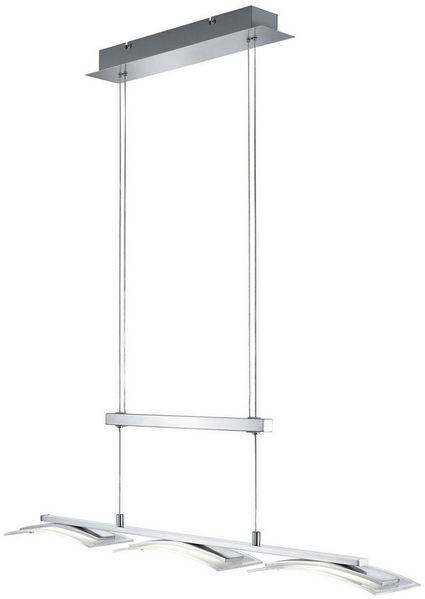 Reality Leuchten LED Pendelleuchte LED-JoJo-Pendelleuchte-RL144, Höhenverstellbar, 3x 4,5W SMD LED, Höhenverstellbar, Inkl. LED Leuchtmittel