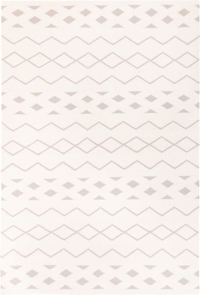 Kelim Teppich - Trendy »Miami« 200 x 140 cm - silber
