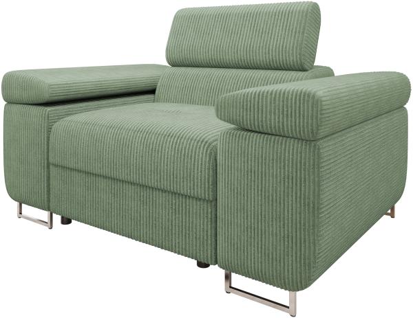 Sofa Torezio Cord I mit Einstellbare Kopfstützen (Poso 47)