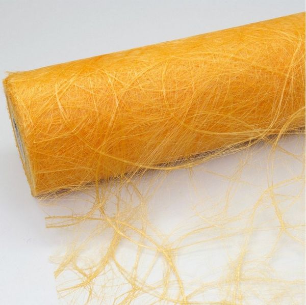 Deko AS Tischläufer Sizoweb Tischläufer - apricot - 30 cm - 5 Meter (1-tlg, 1 Rolle Tischläufer), Strapazierfähig