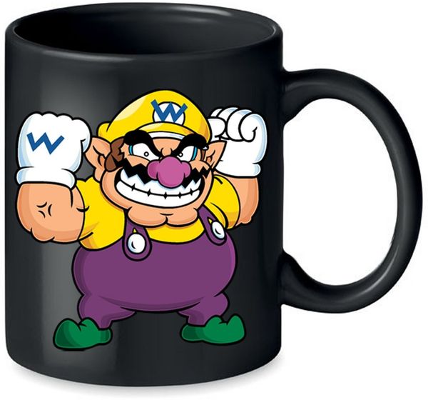 Blondie & Brownie Tasse Wario Mario Super Retro Gamer Gaming Spiele Konsole, Keramik