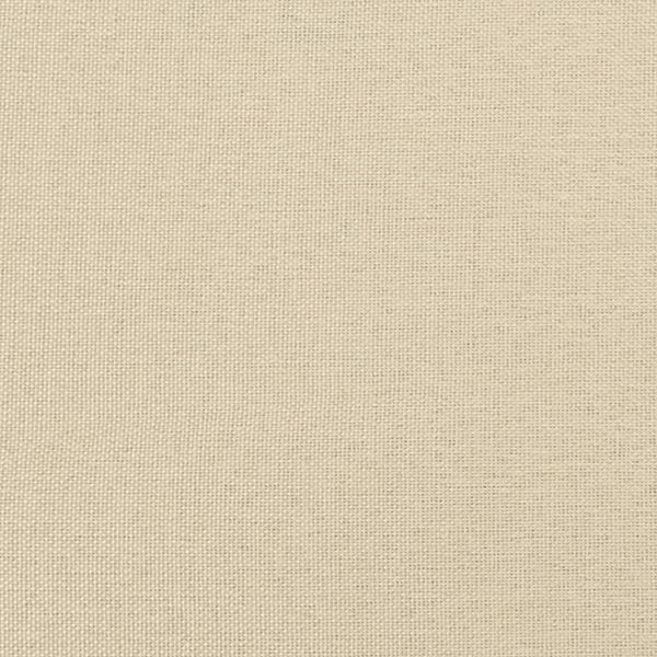 vidaXL Tagesbett mit Matratze Creme 90x200 cm Stoff 3196564 Bild 11