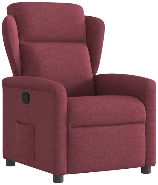 vidaXL Relaxsessel Weinrot Stoff 4015579