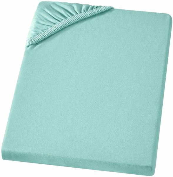 Carpe Sonno Baby Feinjersey Bettlaken aus 100% Baumwolle - 60-70 x 120-140 cm, Aqua