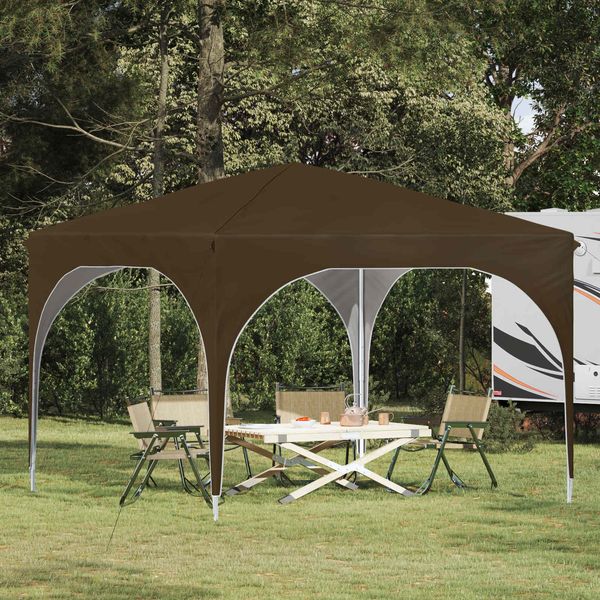 vidaXL Pop-up Partyzelt 290 x 290 x 245 cm Taupe 42019850