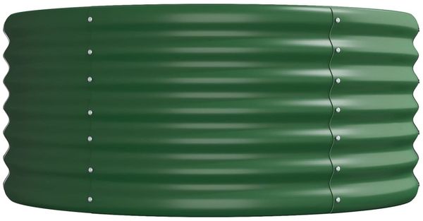 vidaXL Hochbeet Verzinkter Stahl 368x80x36 cm Grün 318928 Bild 4