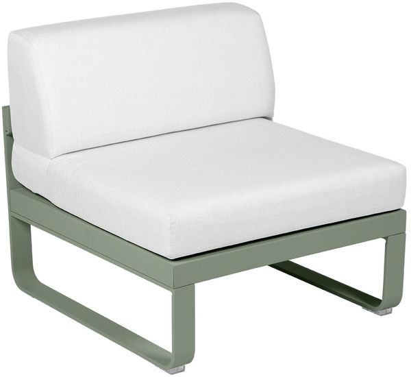 Bellevie Lounge 1-Sitzer Modul 82 Kaktus 81 Grauweiß Mitte