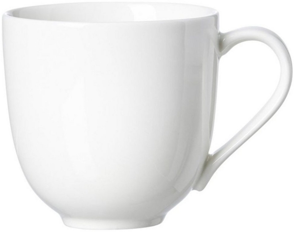 Ritzenhoff & Breker Becher Skagen, Kaffeebecher, Teetasse, Kaffee Tasse, Porzellan, Weiß, 440 ml, 407174