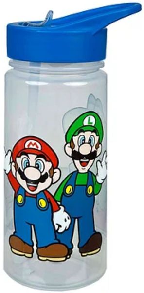Super Mario 500ml Trinkflasche – Aero-Getränkeflasche mit coolem Mario Motiv