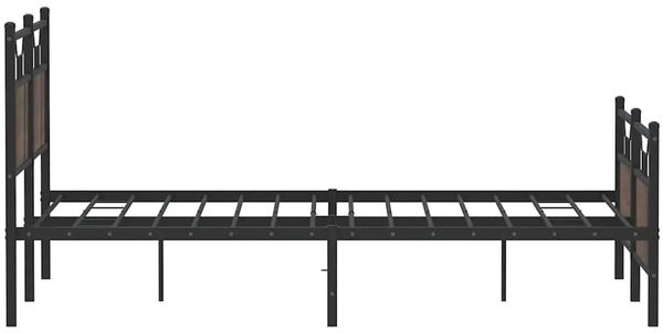 vidaXL Bettgestell ohne Matratze Braun Eiche 140x190 cm Holzwerkstoff 4106859 Bild 7
