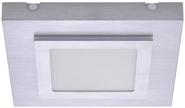 LED Deckenleuchte, Aluminium, silber, warmweiß, L 30 cm