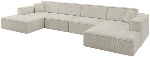 ALTDECOR Wohnlandschaft IREA-U2-v4, Sofa Praktische Bequeme Funktionsecke Couch U-Form Eckcouch, Corner Sofa U-Form Vielseitige Sofa Wohnlandschaft Wohnzimmer