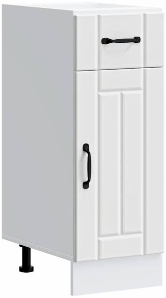 vidaXL Küchen-Unterschrank Lucca Weiß Holzwerkstoff 853697