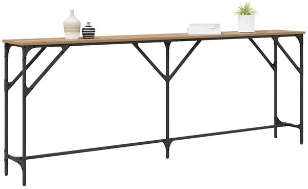 Konsolentisch, Beistelltisch, Konsole Artisan-Eiche 200 x 29 x 75 cm Bild 3