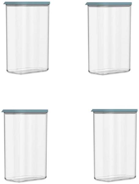 MEPAL | Modula Vorratsdosen-Set | 2000 ml | Nordic Green | ideal für trockene Lebensmittel | 4-teiliges Spar-Set | Frischhaltedose