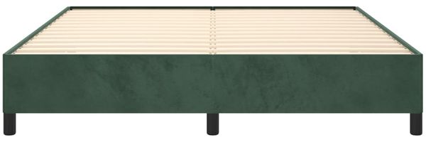 vidaXL Bettgestell ohne Matratze Dunkelgrün 180x200 cm Samt 347339 Bild 5