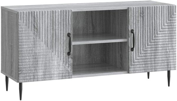 vidaXL TV-Schränk Graues Sonoma 102 x 34,5 x 50 cm Holzwerkstoff 894931
