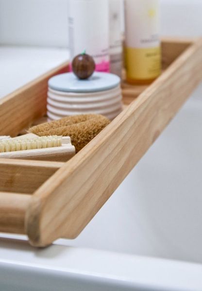 Cinas Badorganizer Bath, Dezente Retro-Anmutung, robuste Ausführung, wohnlicher Ausdruck