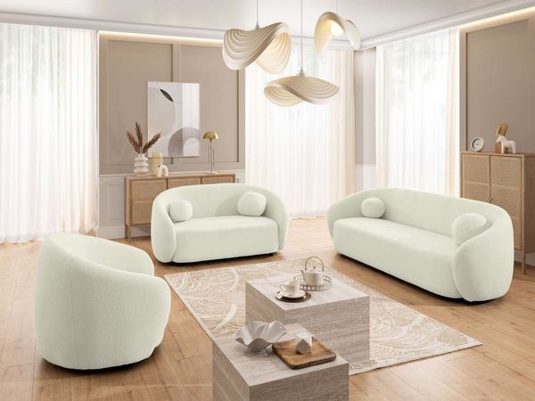 99rooms Polstergarnitur Branko, (Couchgarnitur, Set (3-tlg), bestehend aus 3-Sitzer Sofa, 2-Sitzer Sofa, Sessel, mit Rundumbezug