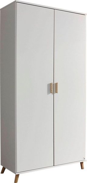 Rauch 'FALUN' Kleiderschrank Schrank in weiß und Esche Coimbra 92 cm