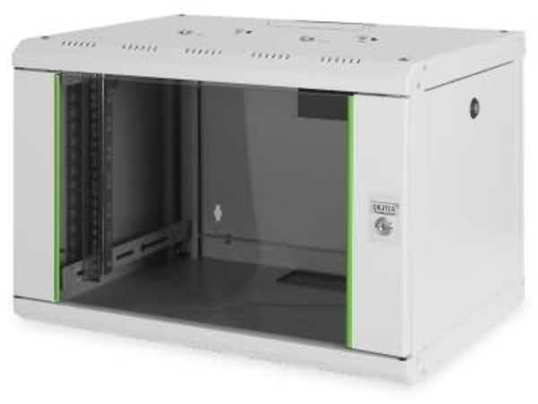 DIGITUS Wandgehäuse 19-; 7HE; Grau; 420 x 600 x 450 Bild 1