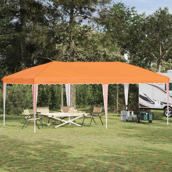 vidaXL Pop-up Partyzelt 575 x 290 x 245 cm Orange 42019789